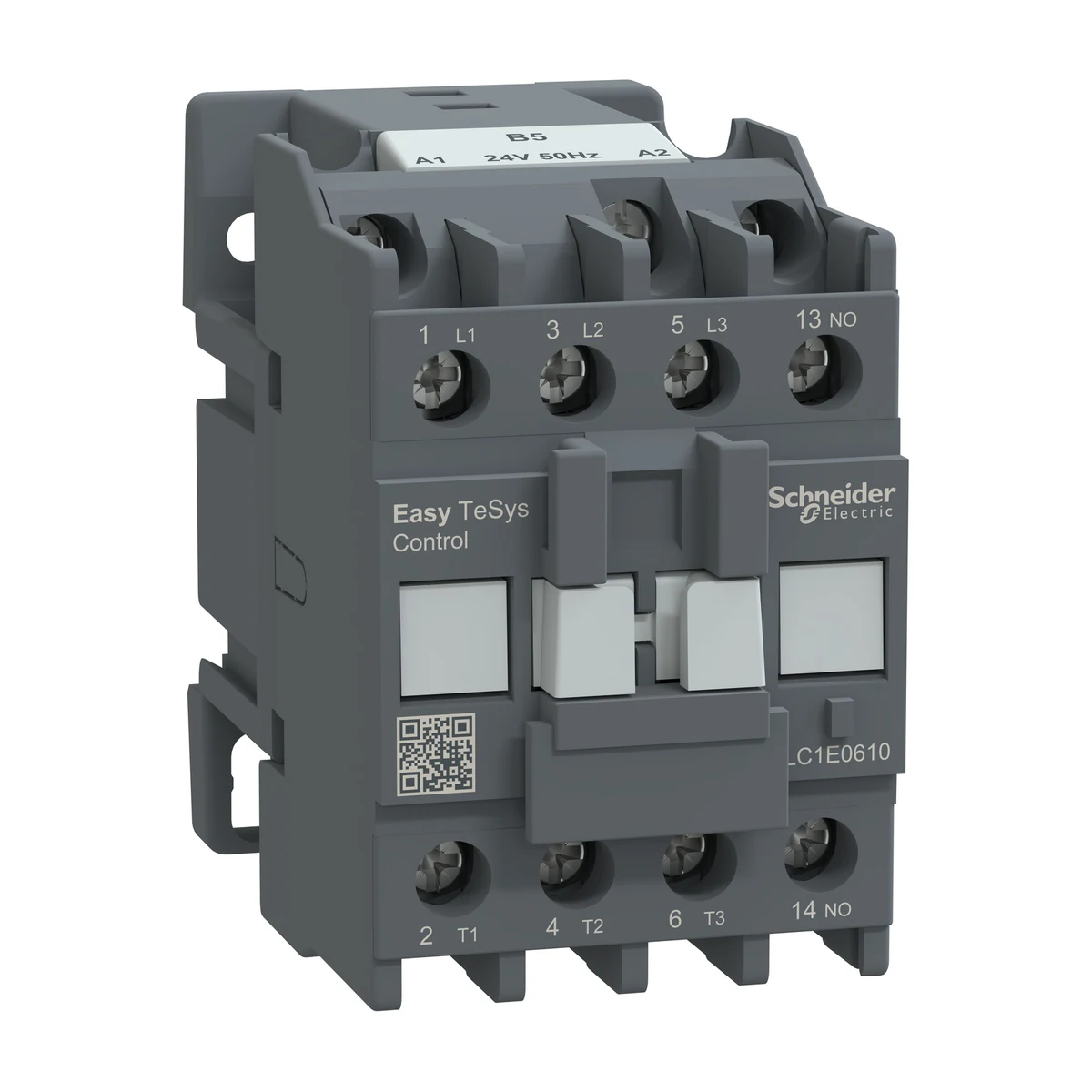 Schneider Electric LC1E0610B5 3Kutup Kontaktor TVS 1NA 2,2kW — üretici ürün görseli
