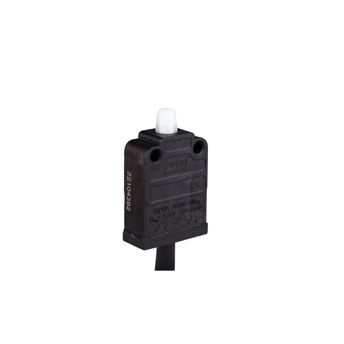 Emas Snap-Action 1NO+1NC Sealed 1m Cabled BS Series Push Button Switch BS1012TX1