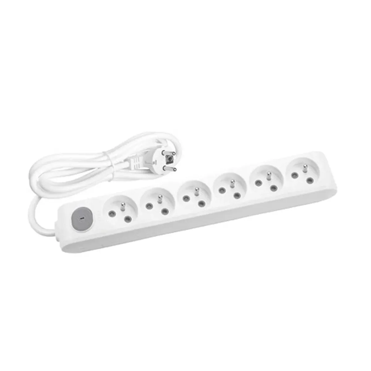Viko Beyaz Altılı Priz UPS Anahtarlı Topraklı Kablolu Ç.K. - 2 Metre