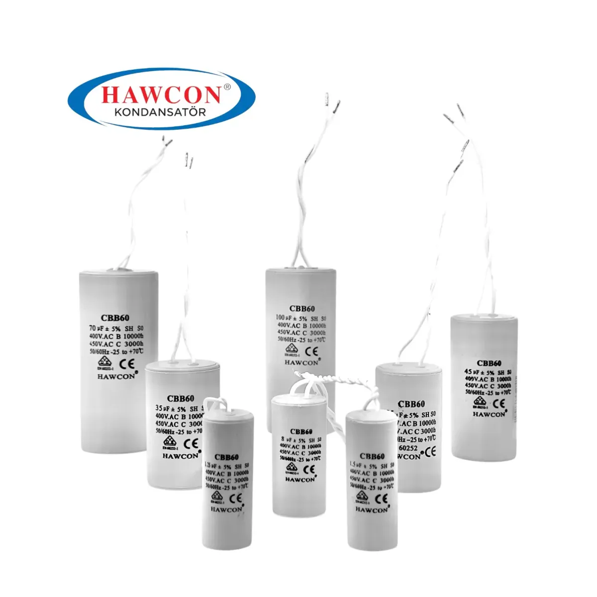 16 uF 400-450V 34x71mm Permanent-Run Motor and Lighting Capacitor