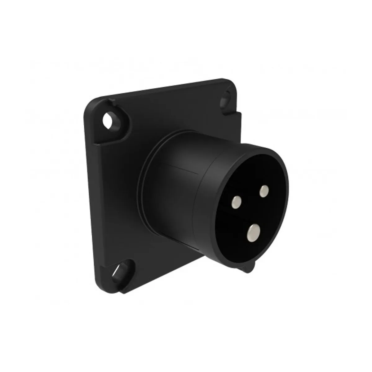 Bemis BCS-1403-2114 CEE Makine Fişi 16 A 2P+E IP44 Siyah