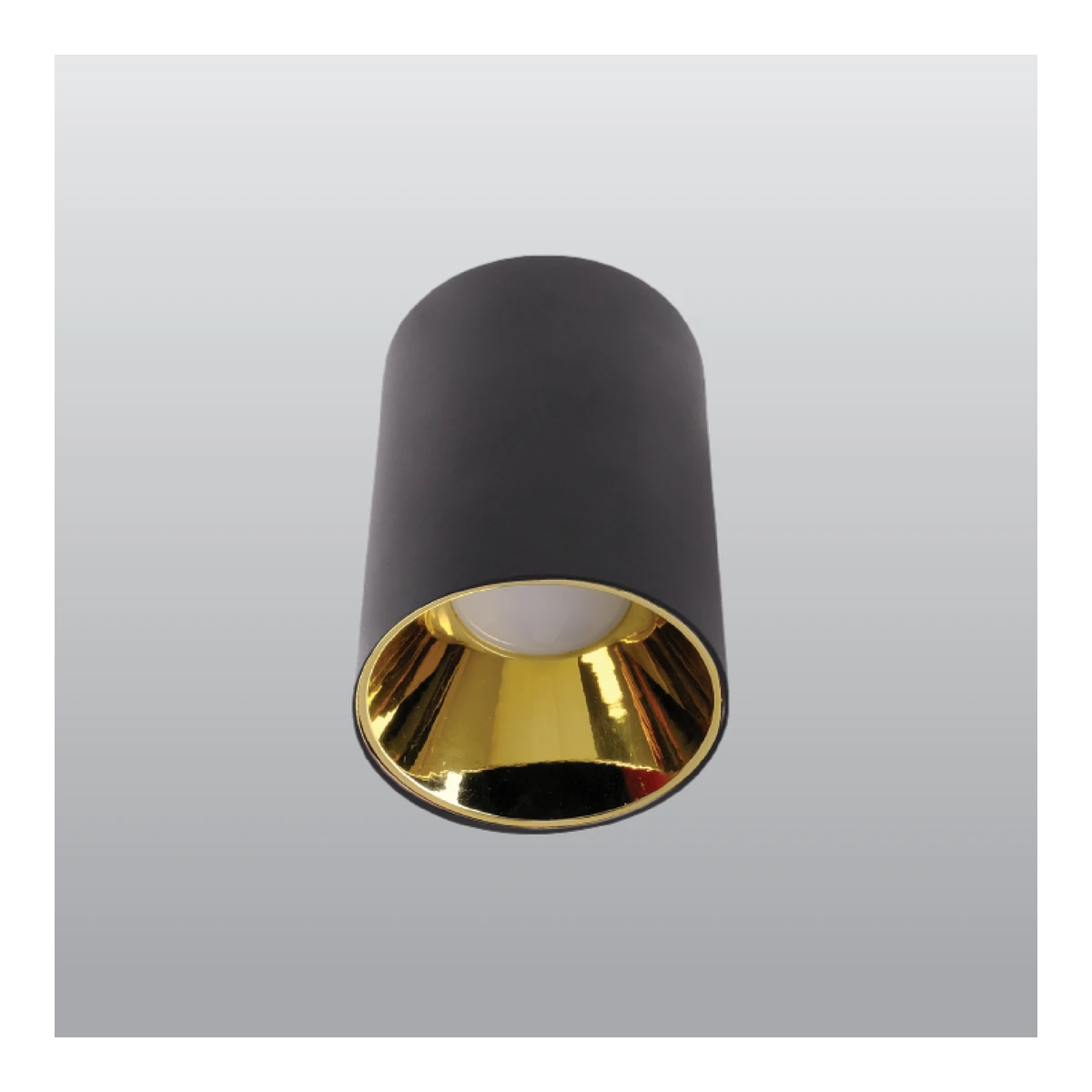 ACK AH03-08661 Surface-Mounted Metal+PC Luminaire Gold