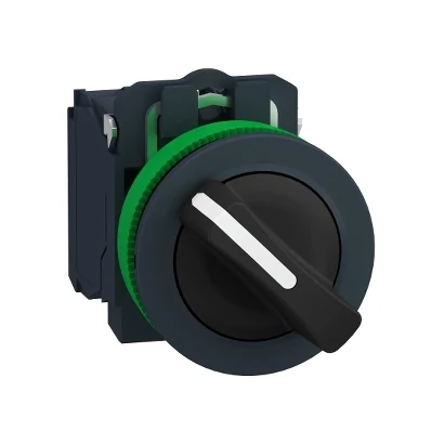 Schneider Electric XB5FD21 Black Latching Push Button 1 NO