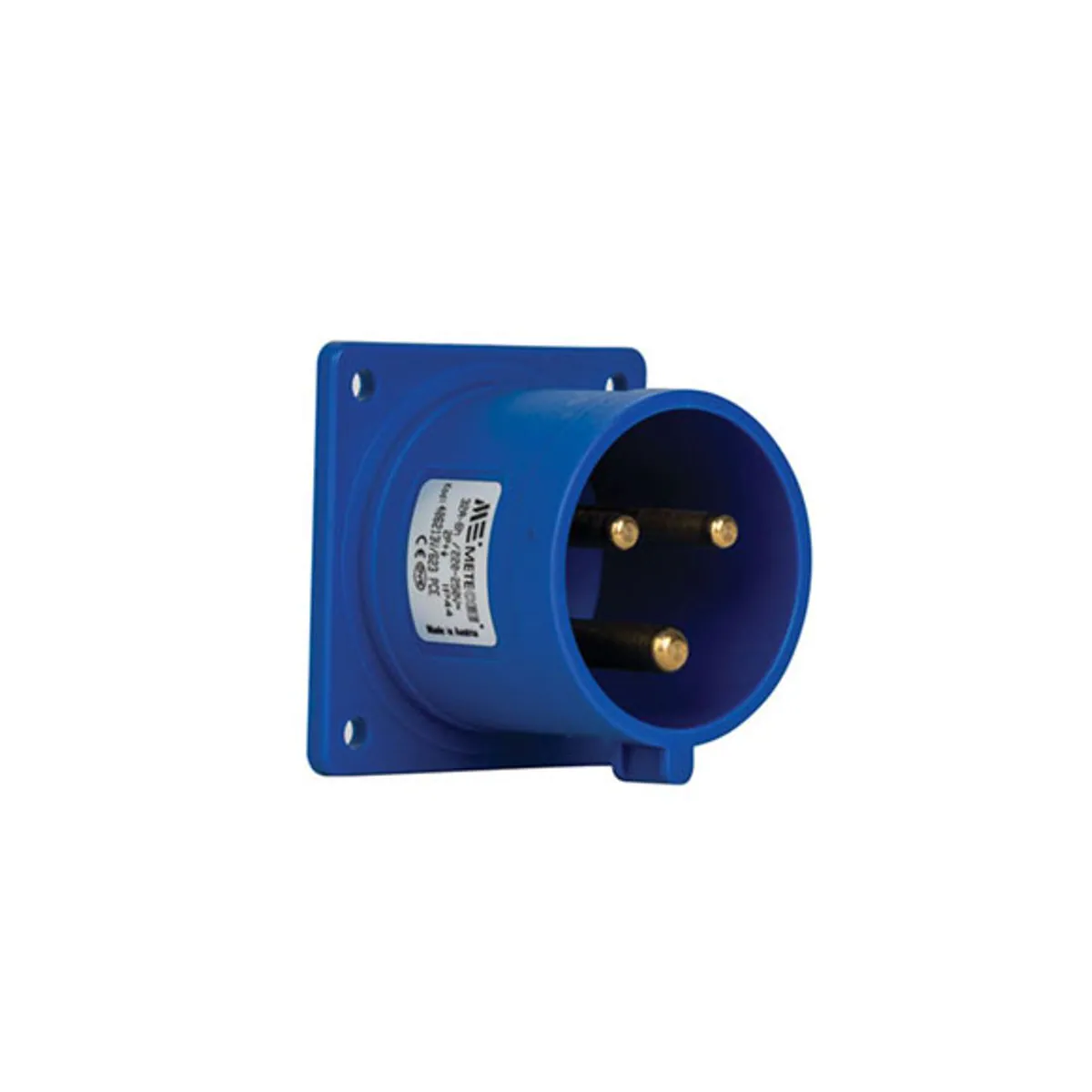 PCE 406213V 3x32A Machine Plug Straight IP44 Screw Type