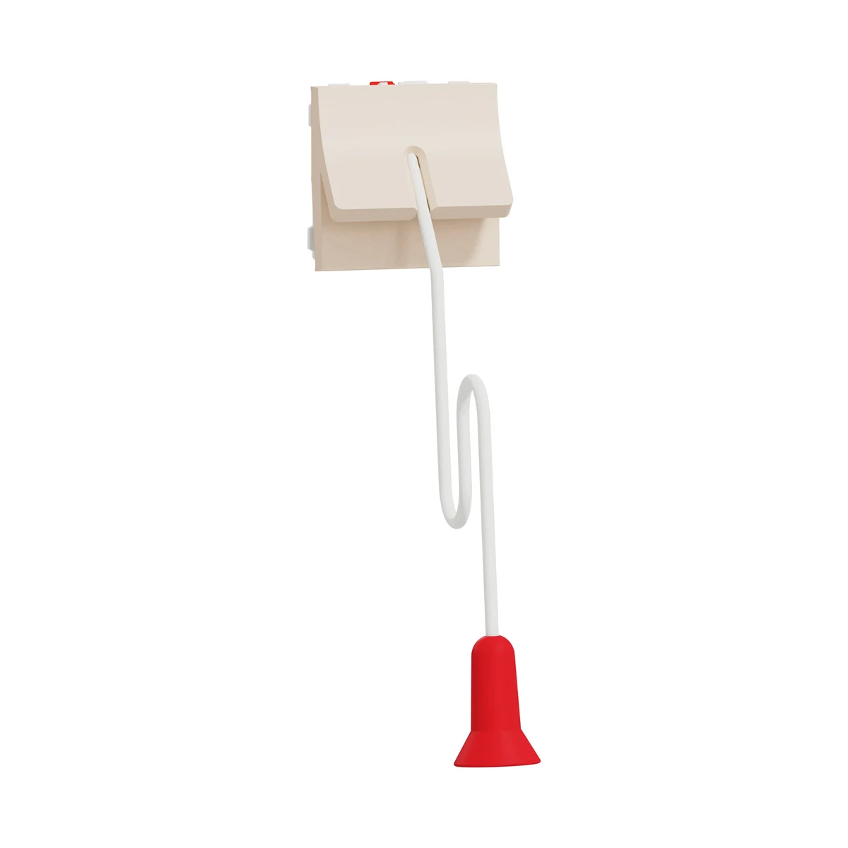 Schneider Electric NU322644 Yeni Unica, Pull-Cord Push Button 2 module, Cream