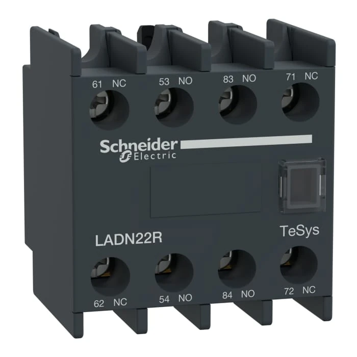 Schneider Electric LADN22R TeSys Deca Yardımcı Kontak Bloğu 2NA2NK Toza Karşı Dayanıklı