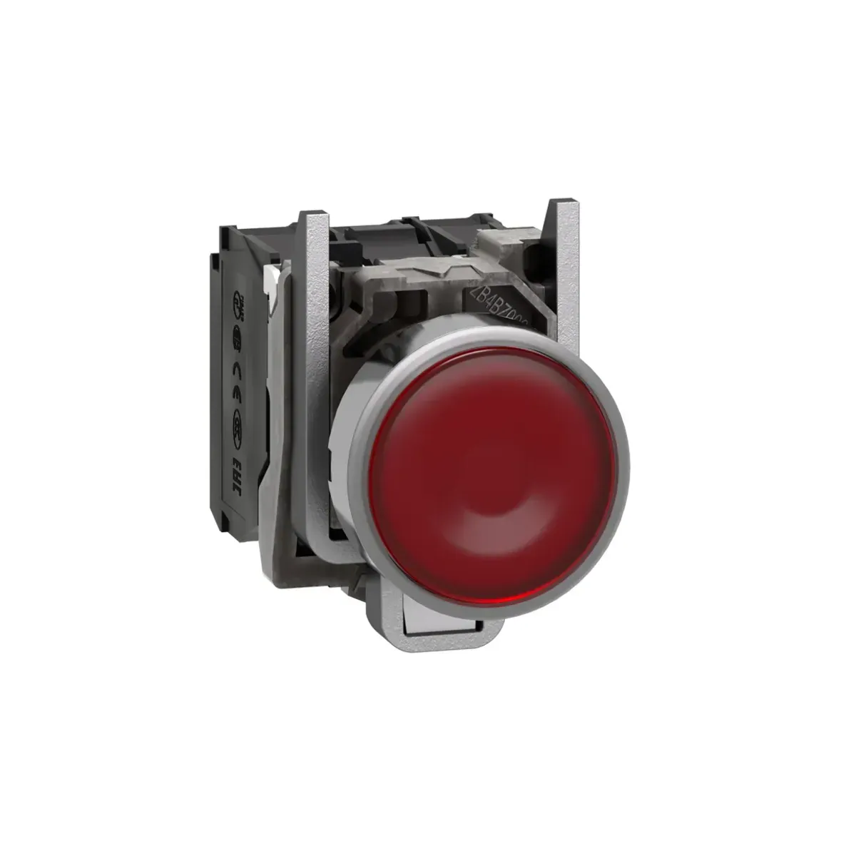 Schneider XB4BW34M5 Red Spring-Return Illuminated Push Button 1NO+1NC 22mm 220-240V