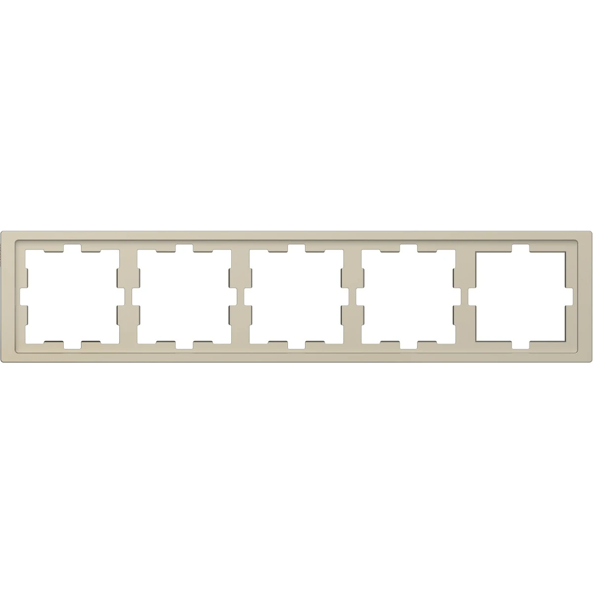 Schneider Electric MTN4050-6533 Merten System-D, Beşli Çerçeve, Sahra, D-Life