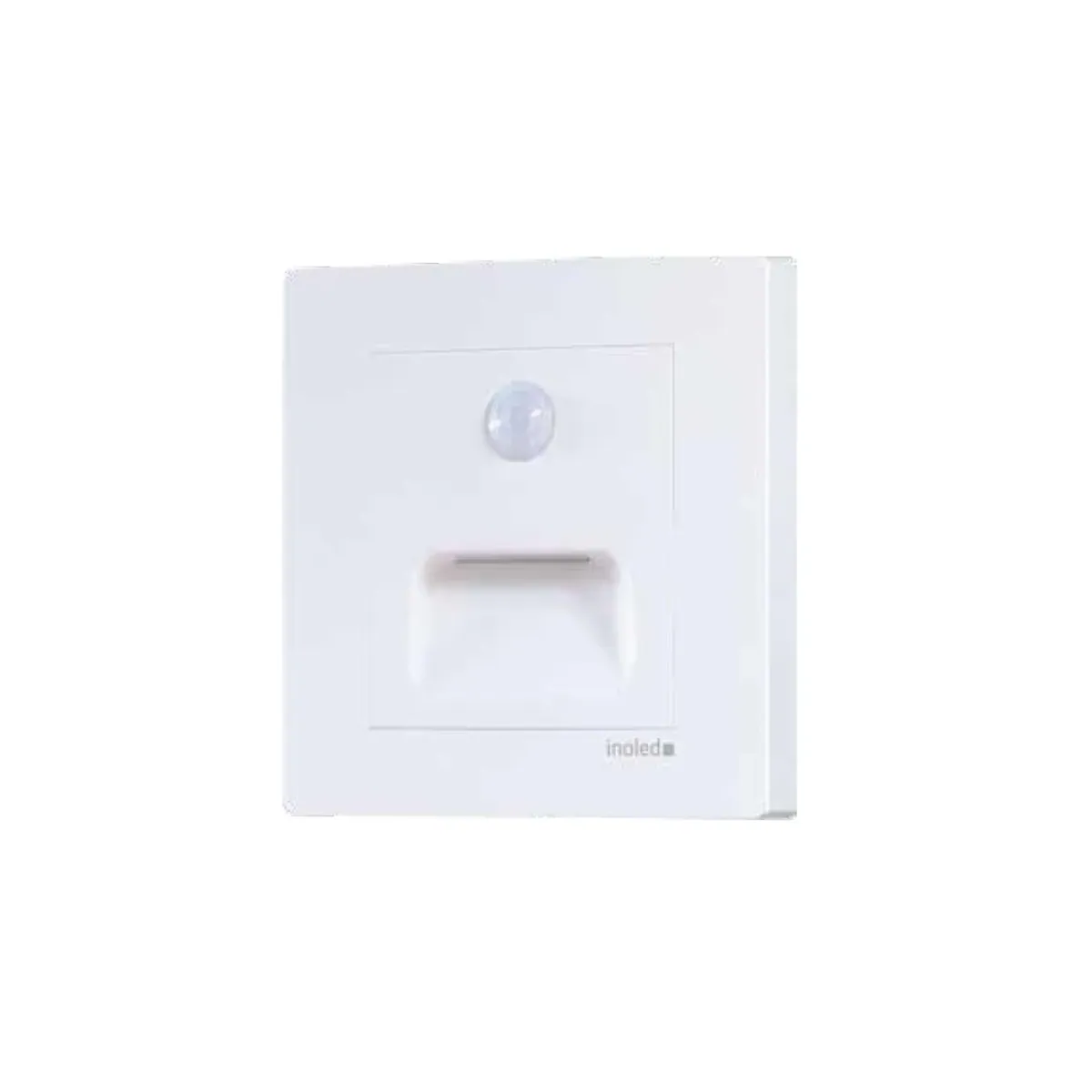 1W 6500 K 40lm White Housing Rino Series Corridor Luminaire with Sensor