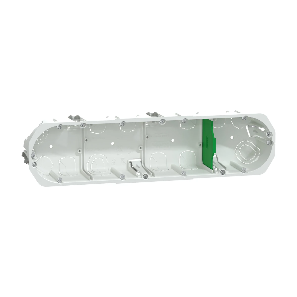 Schneider Electric IMT35945 Multifix 10 module/Quadruple Flush-Mount Box 67x50mm