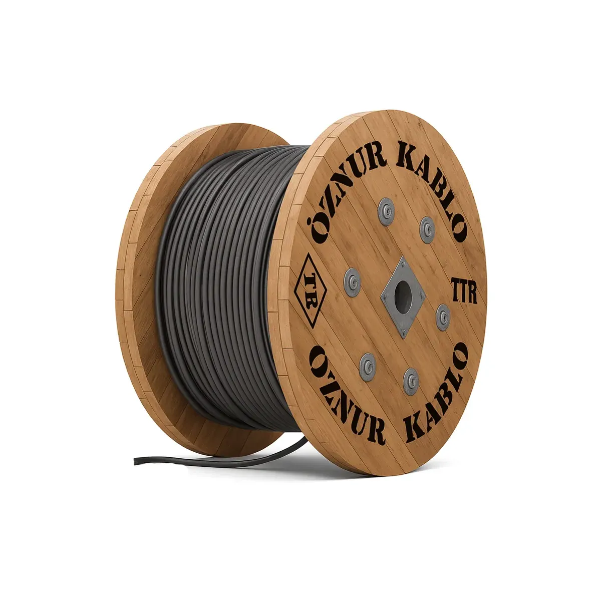 Öznur TTR 4x16 mm2 H05VV-F Siyah Kablo