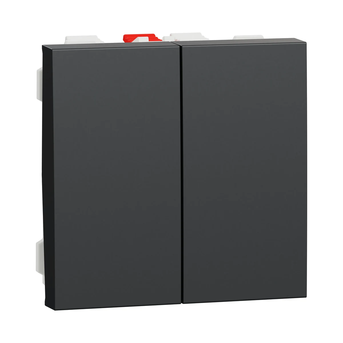 Schneider Electric NU321354 Yeni Unica, Two-Way Changeover Switch 2 module, Anthracite