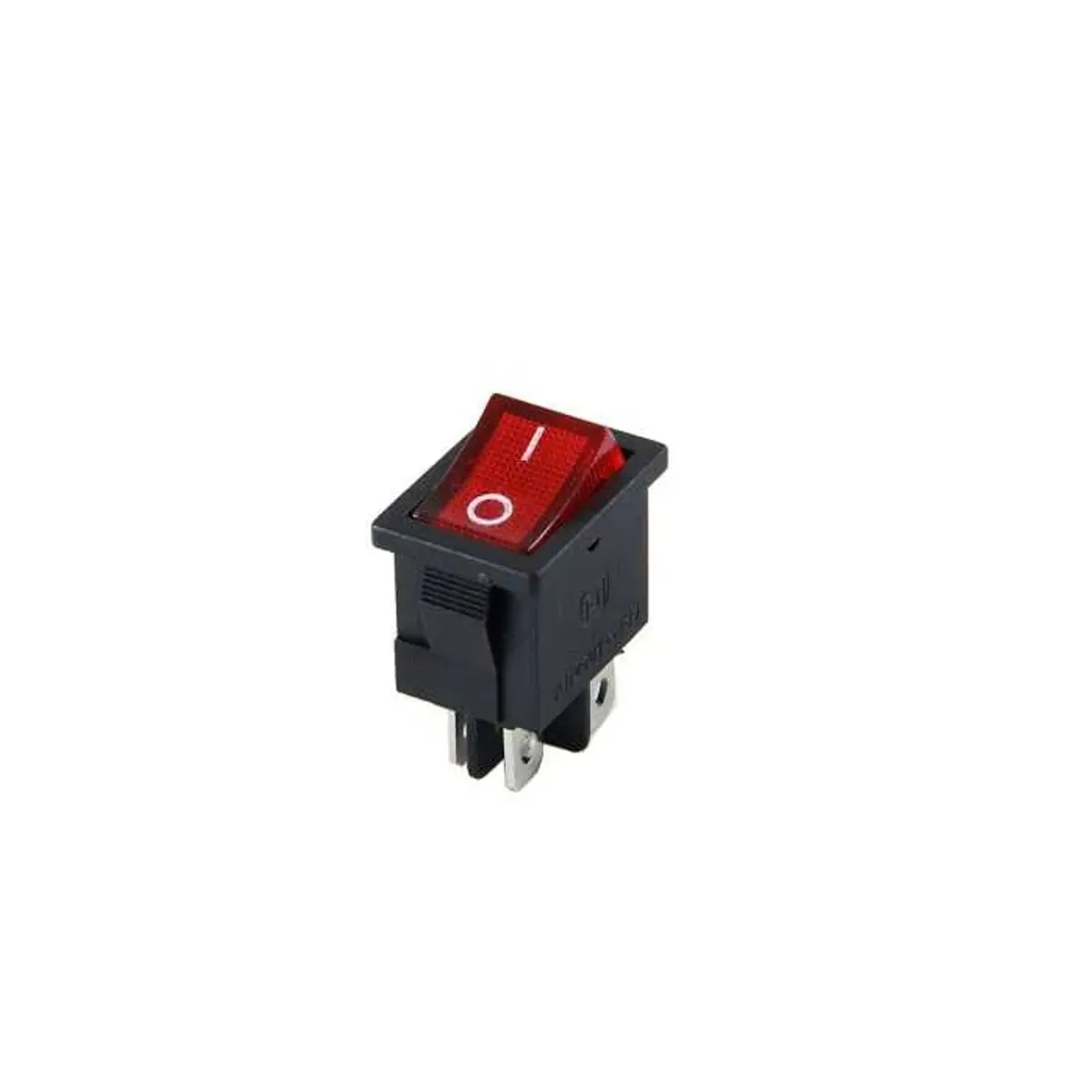 Mini On-Off Işıklı Kırmızı Anahtar 4P
