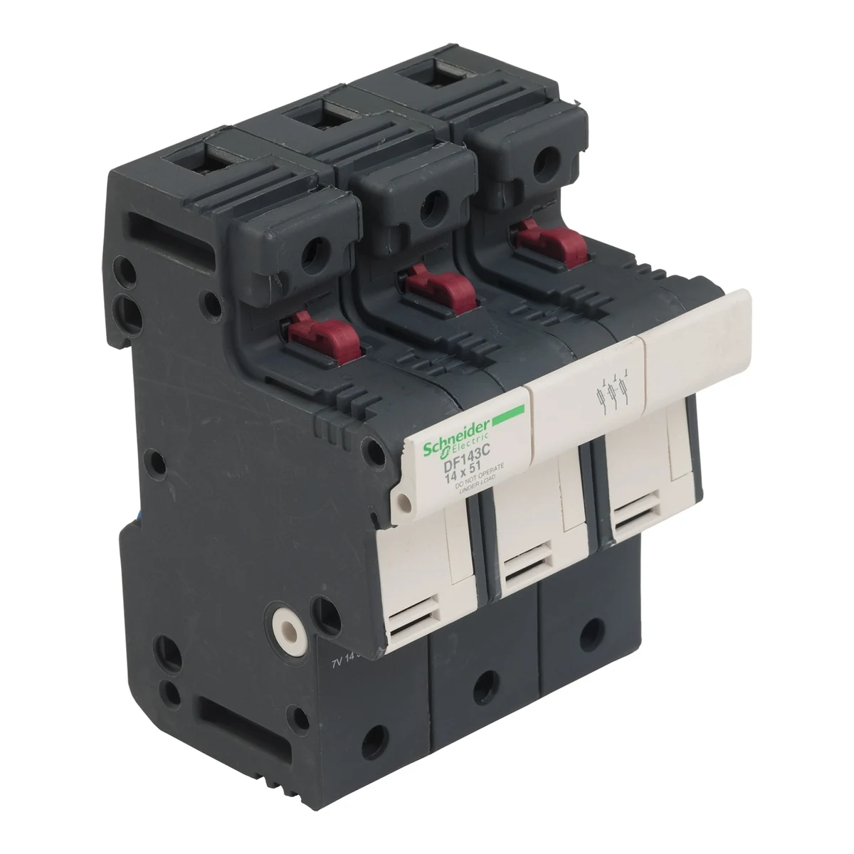 Schneider Electric DF143C TeSys DF Sigorta Yuvası 3P 50A 14x51mm — üretici ürün görseli