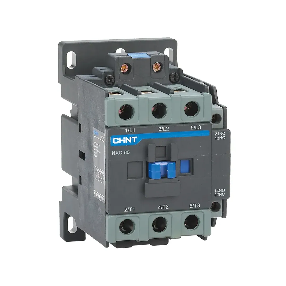 Chint NXC-65 220V AC Bobinli 3 Kutup 65A 1NO+1NC Yardımcı Kontaklı Kontaktör 30kW
