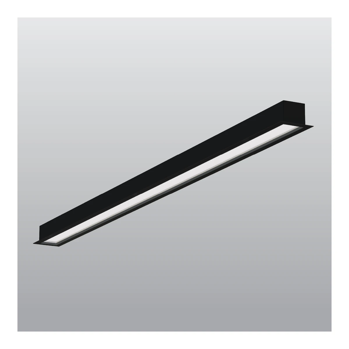 ACK AL03-22201 Sıva Altı LED Lineer Armatür 42W 3000K Siyah — temsili üretici aile görseli