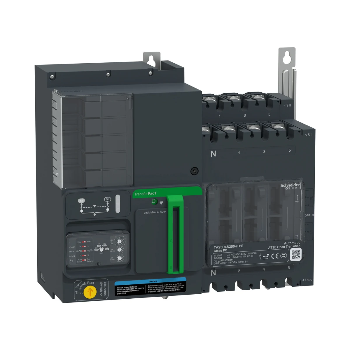 Schneider Electric TA25D4S2004TPE TA25.200A 4P Rotary 400V