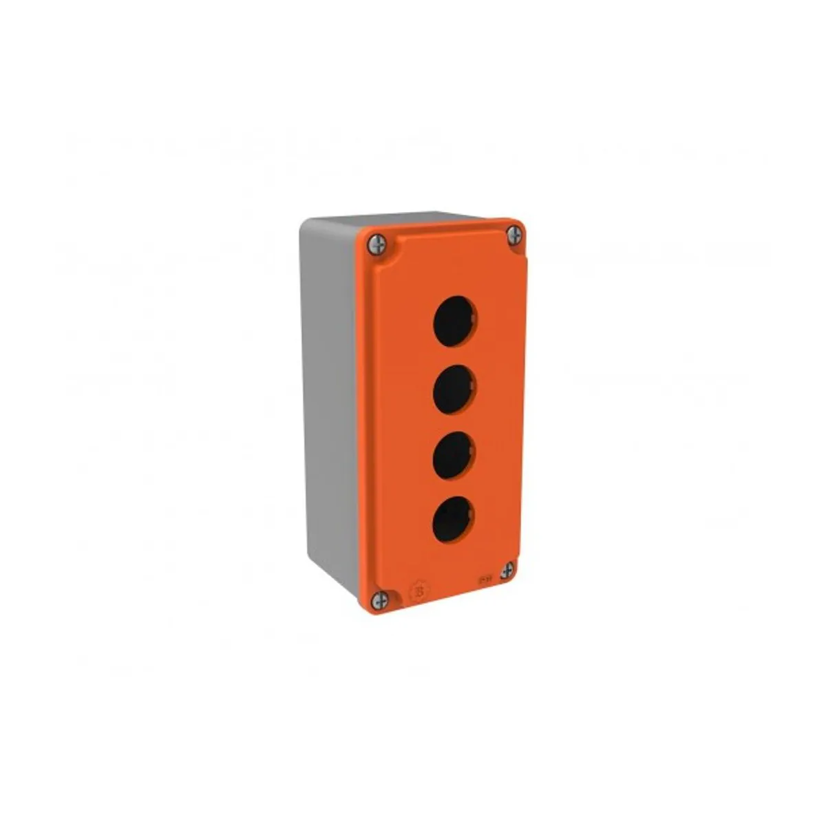 Bemis EXBT4-3001-0017 ATEX Ex-Proof Alüminyum 4’lü Buton Kutusu IP67 80x170x73 Turuncu
