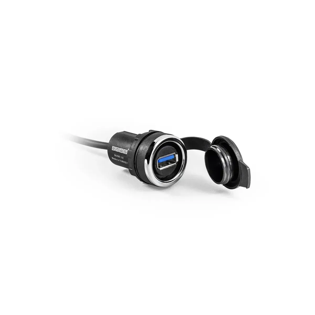 Emas B Series Plastic Cabled 3.0 USB 1.50 Meter Double-Sided Female 22mm IP65