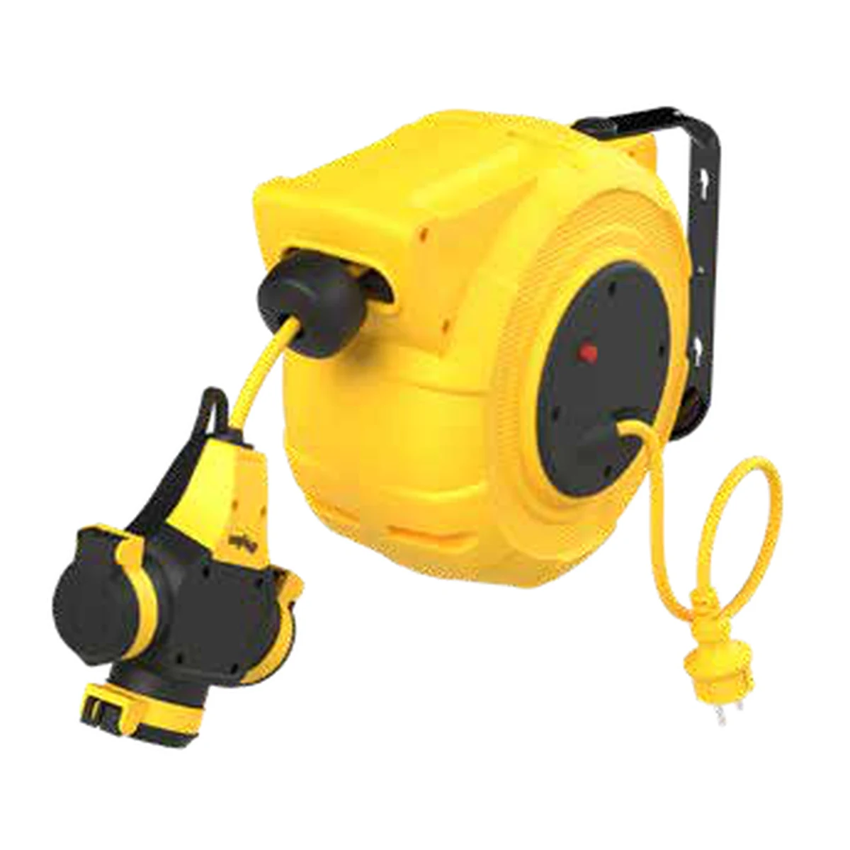 Bylion 220-404-3310 PSA-12325-F 3WHS Automatic Cable Reel 10+2 m 3G2.5 Type F (Schuko) IP44 Yellow