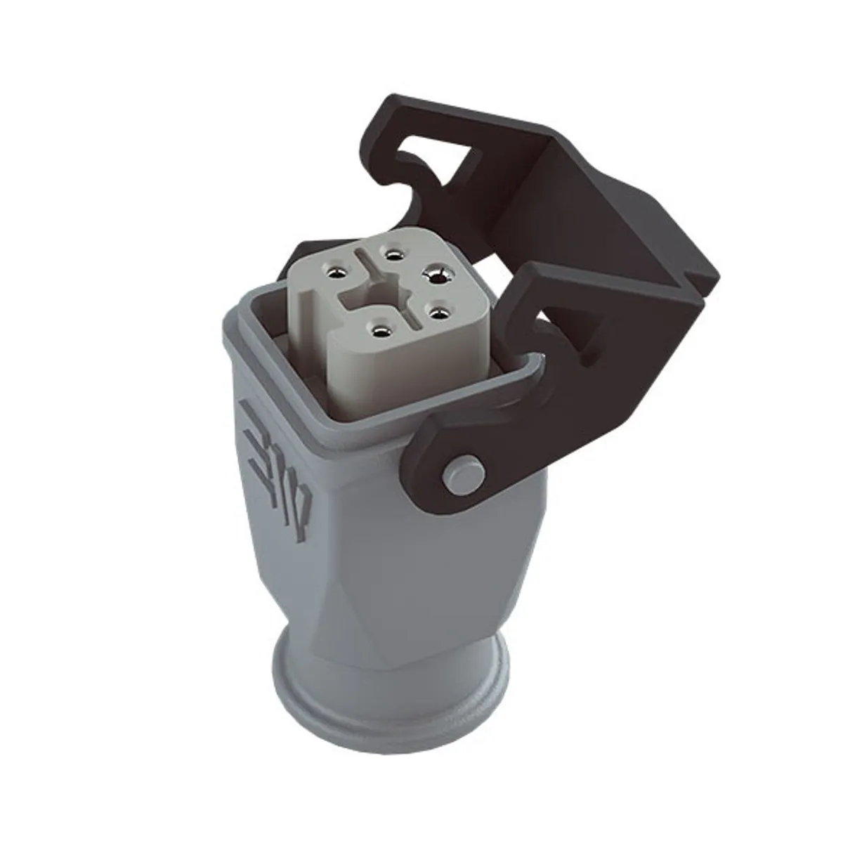 Mete Enerji 403078 5x10A Multi Thermoplastic Extension Socket Rear Entry