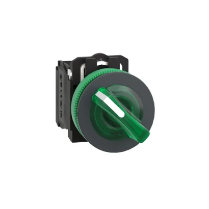 Schneider Electric XB5FK123B5 Illuminated, Latching push button LED 24 VAC /DC Red 1NO+1NC