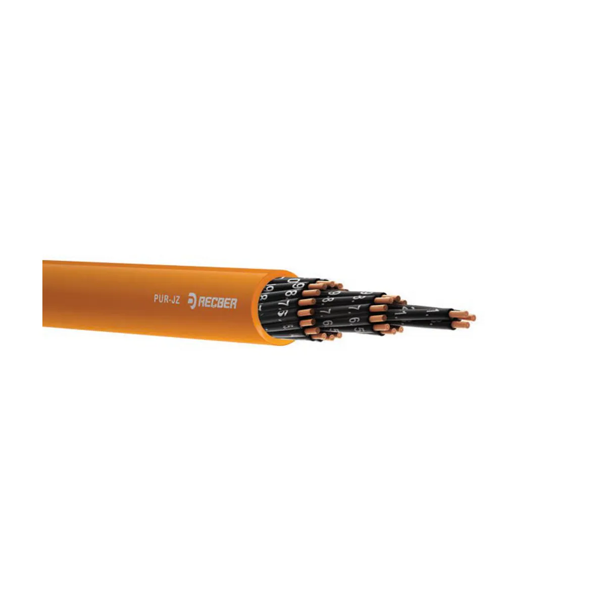 Reçber PUR-JZ 6x0.75 mm2 Cable