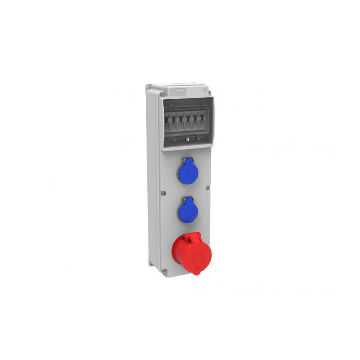 Bemis BH11-2128-2020 V6 Priz Kutusu Halojensiz IP44 135x460x102 — Temsili aile görseli