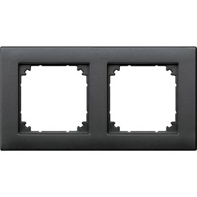 Schneider Electric 486214 Double frame, M-Plan, Anthracite