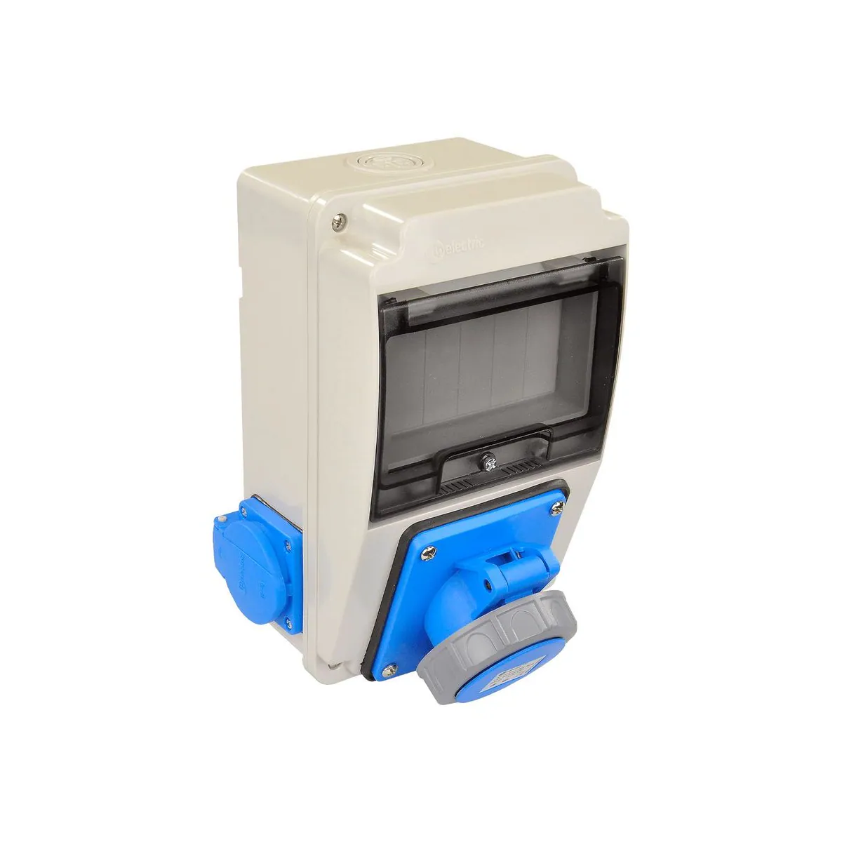 TP Elektrik 3318-002-2100 130x220 Socket-Equipped Combination Box, with 3x16A and 1x16A Sockets