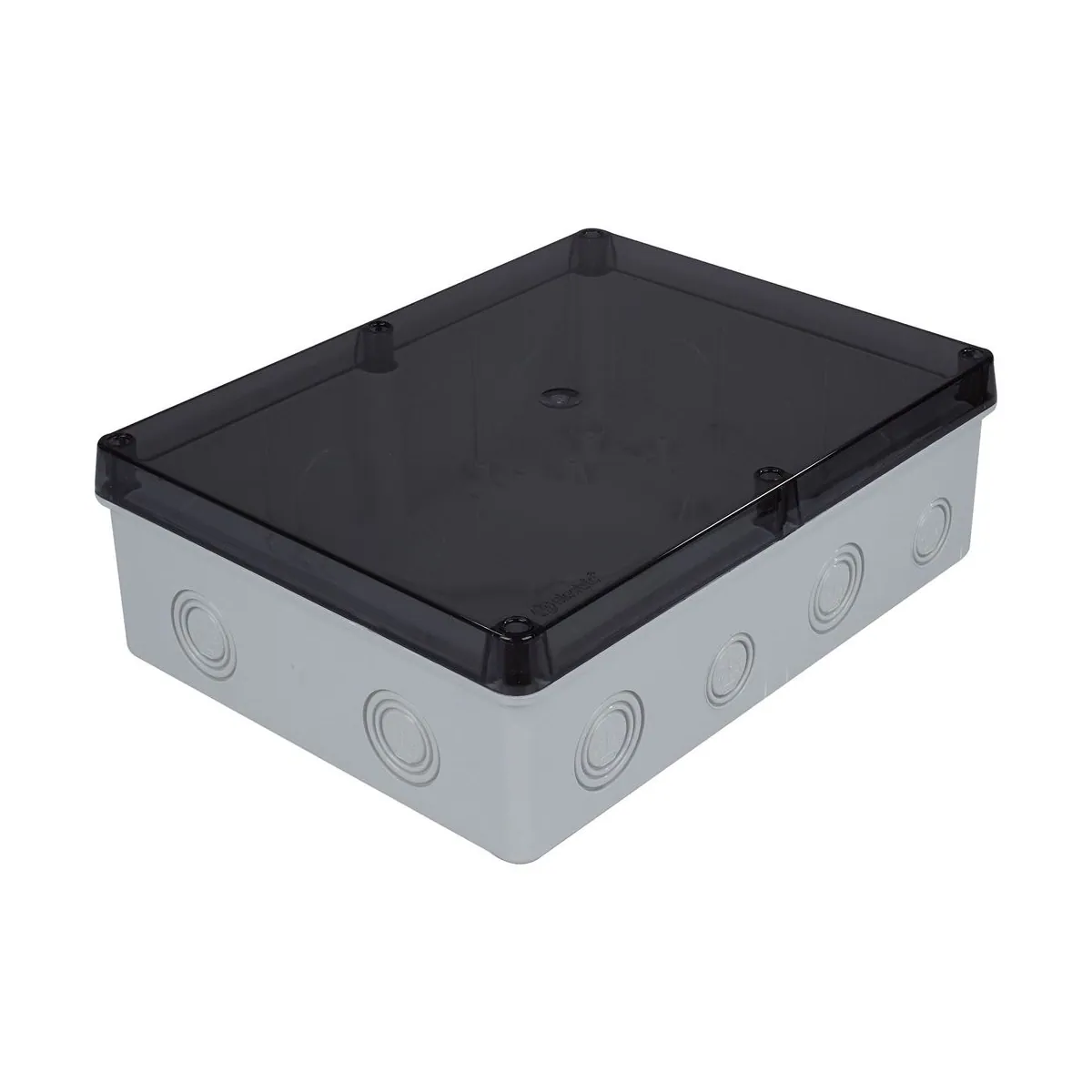 TP Elektrik 3310-215-0100 Junction Box 210x280x90 (12 Outlets) - Transparent - Screw Cover, IP 67