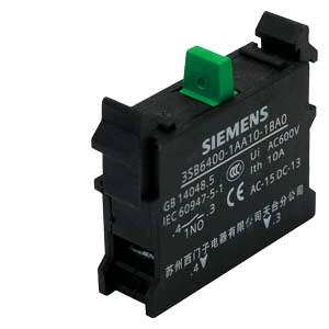 Siemens 3SB6400-1AA10-1BA0 Buton ve Sinyal Aksesuarı 1NO Kontak