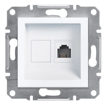 Schneider Electric EPH4170121 Asfora 1*RJ11 - 4-Contact, Frameless