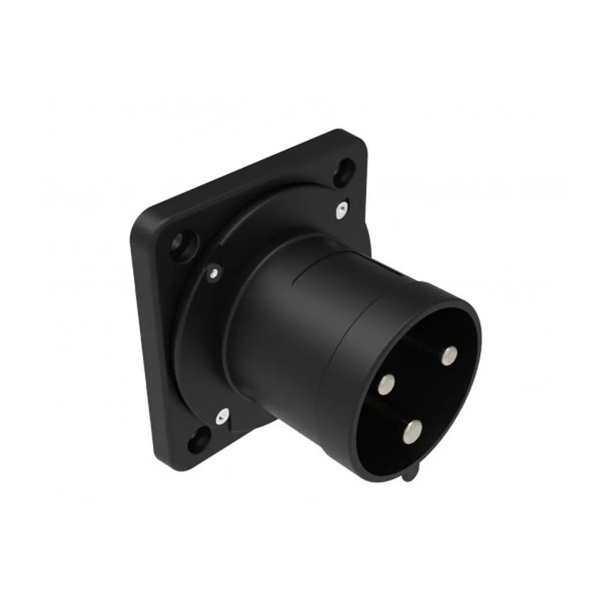 Bemis BCS-4403-2114 CEE Machine Plug 63 A 2P+E IP44 Black