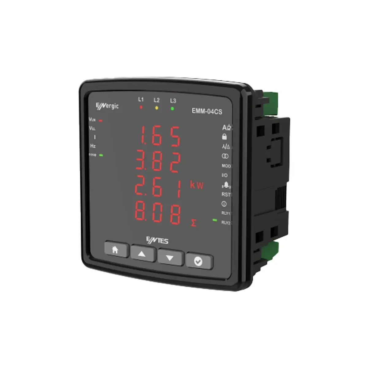 Entes EMM-04CS Multimeter, 100-270VAC/DC, 96x96