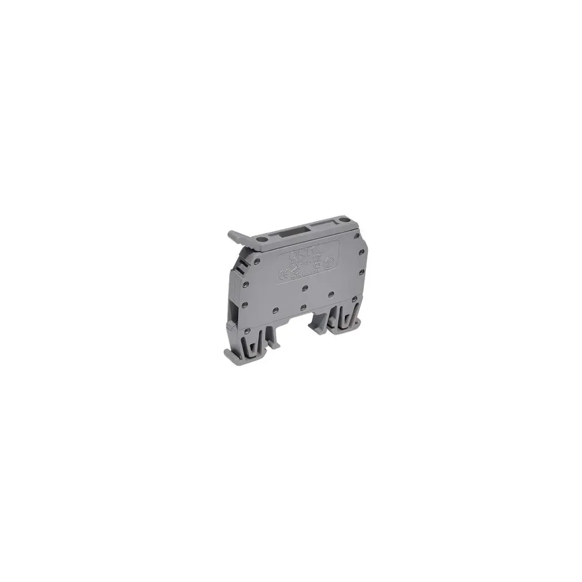 Onka MRK-S 6mm2 Fused DIN Rail Terminal Block Black