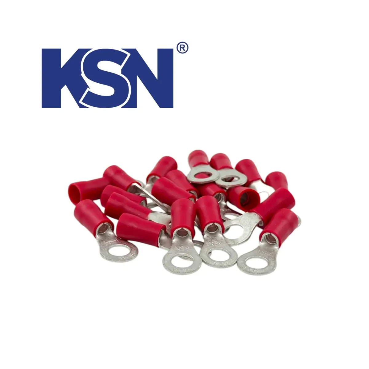 6-10mm2 Insulated Ring Type Red Cable Terminal KYK-810 (100 pcs/Box)