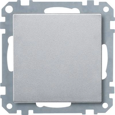 Schneider Electric 391860 Blank Cover (with mounting plate), System-M, Aluminum