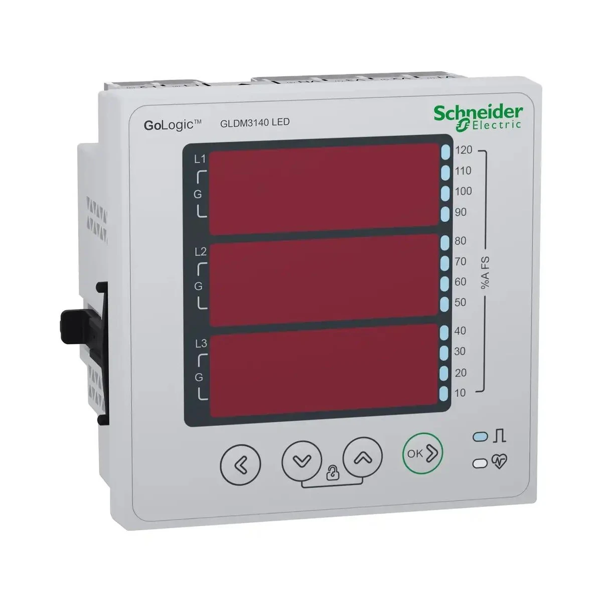 Schneider Electric METSEGLDM3141NC Haberleşmesiz LED Ekranlı Multimetre, 1% doğruluk sınıfı — üretici temsili ürün görseli