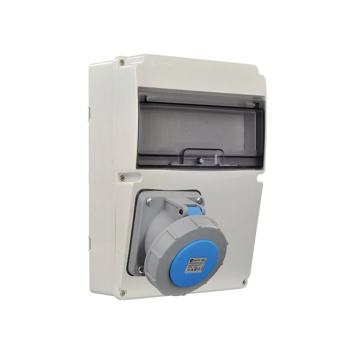 TP Elektrik 3320-000-2911 220x300 Socket-Mounted Combination Box, with 3x63A Socket