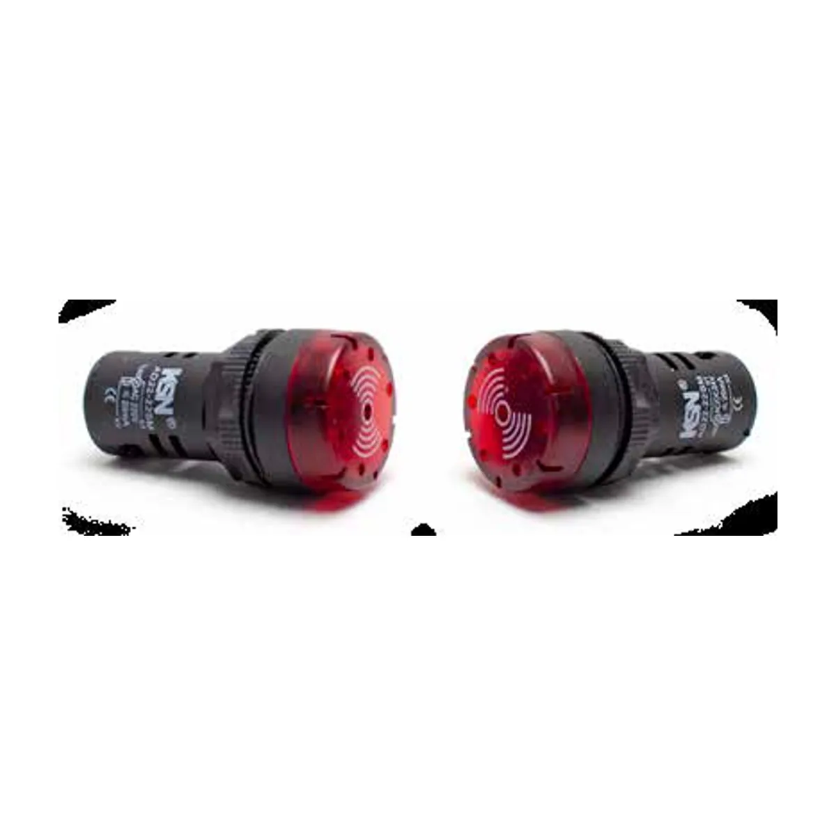 KSN KSN-22DS/MS kırmızı Ø22 mm led'li buzzer 220V AC/DC — temsili aile görseli