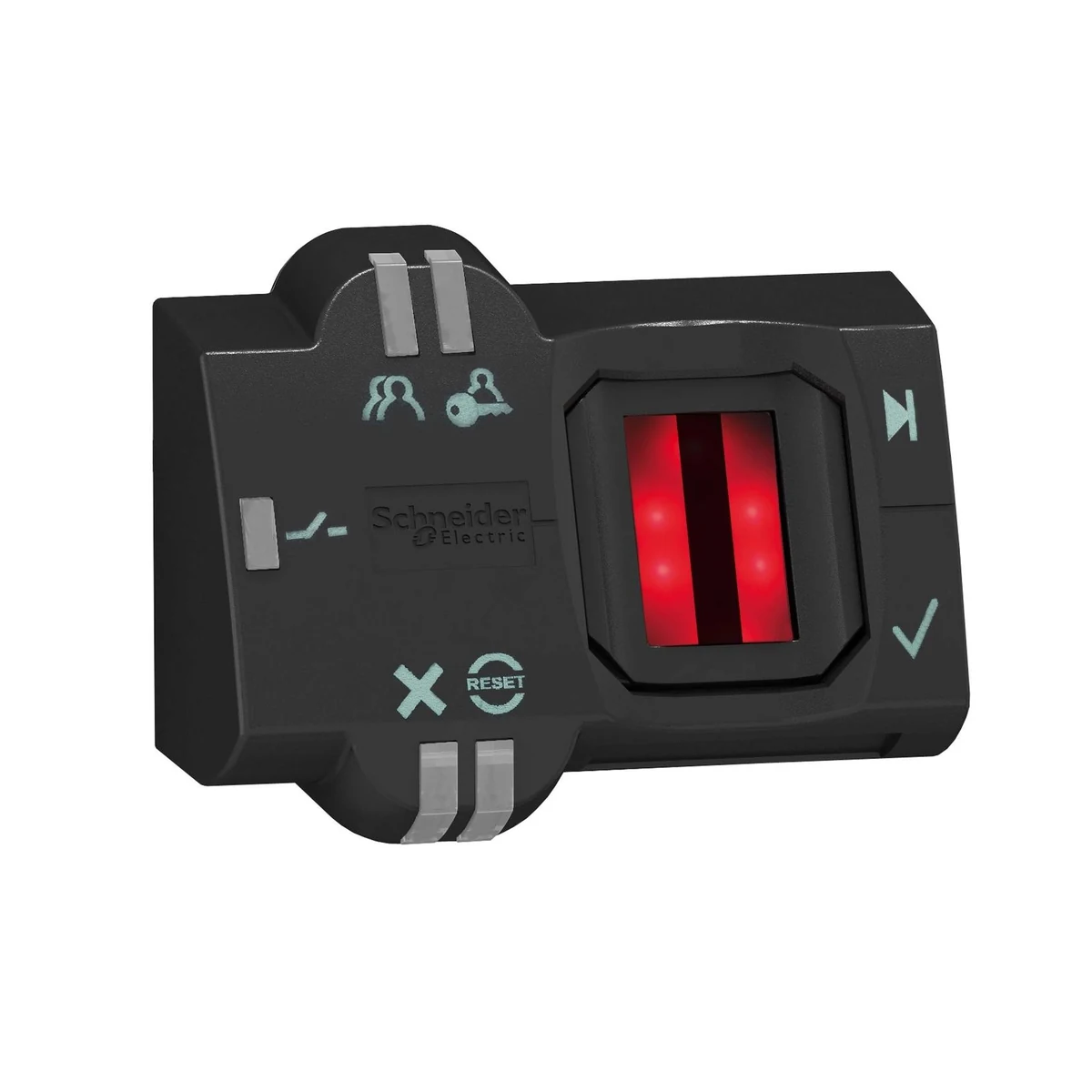Schneider Electric XB5S2B2M12 Biometric switch, 1 momentary