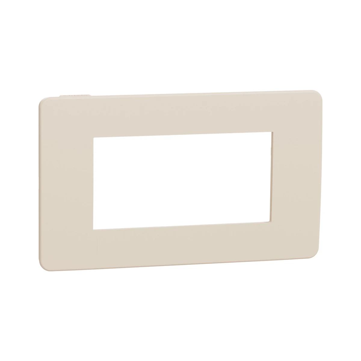 Schneider Electric NU270444 Yeni Unica, Studio Color Frame 4 module, Cream/Cream