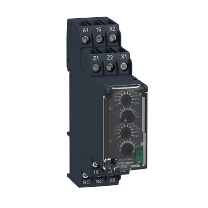 Schneider Electric RE22R1MLMR On/Off süresi ayarlanabilir flaşör Zaman rölesi — üretici katalog görseli
