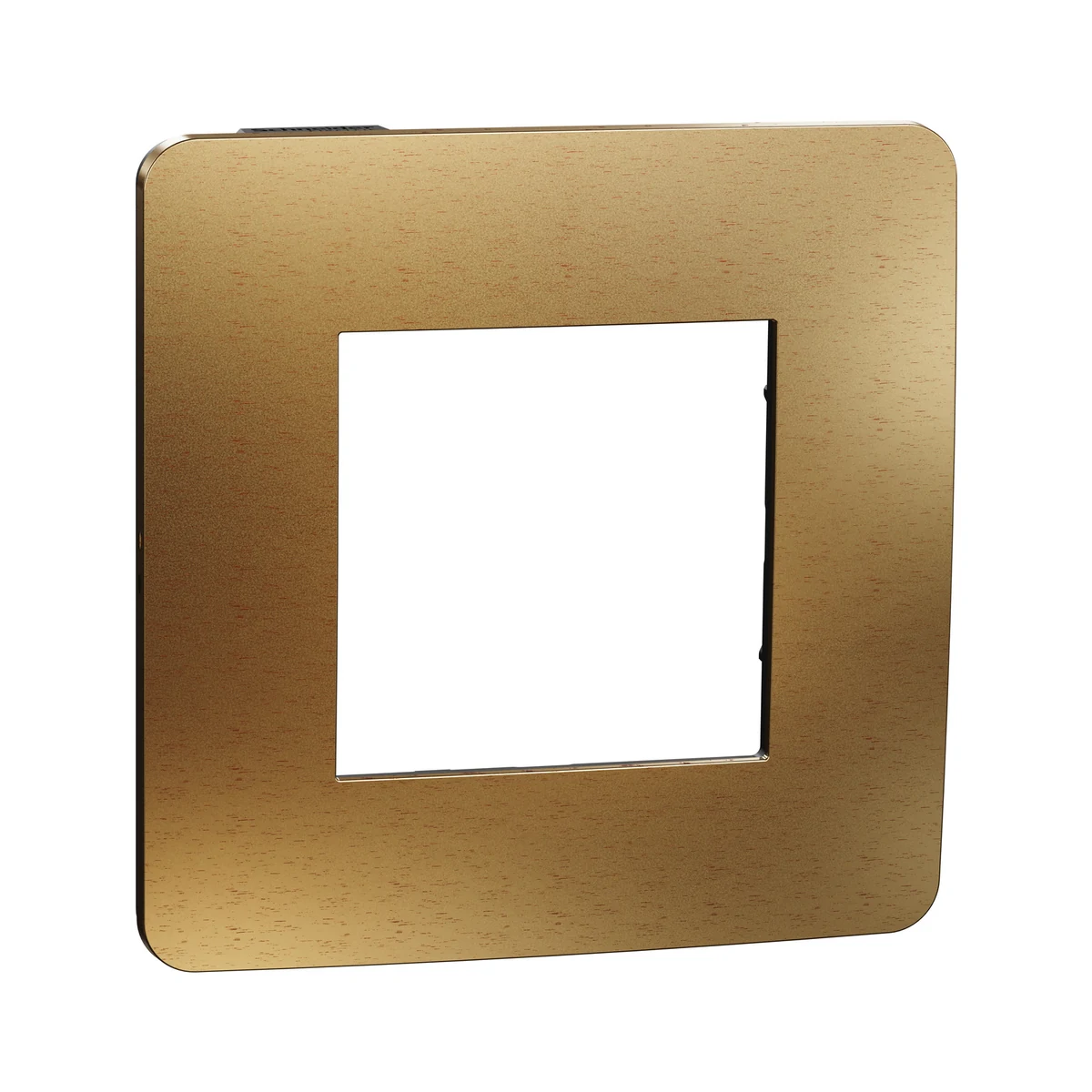 Schneider Electric NU280258M Yeni Unica, Studio Metal 1-Gang Frame, Copper/Anthracite