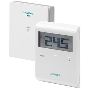 Siemens RDD100.1RFS Room Thermostat Room thermostat, LCD display, RF communication, surface-mounted
