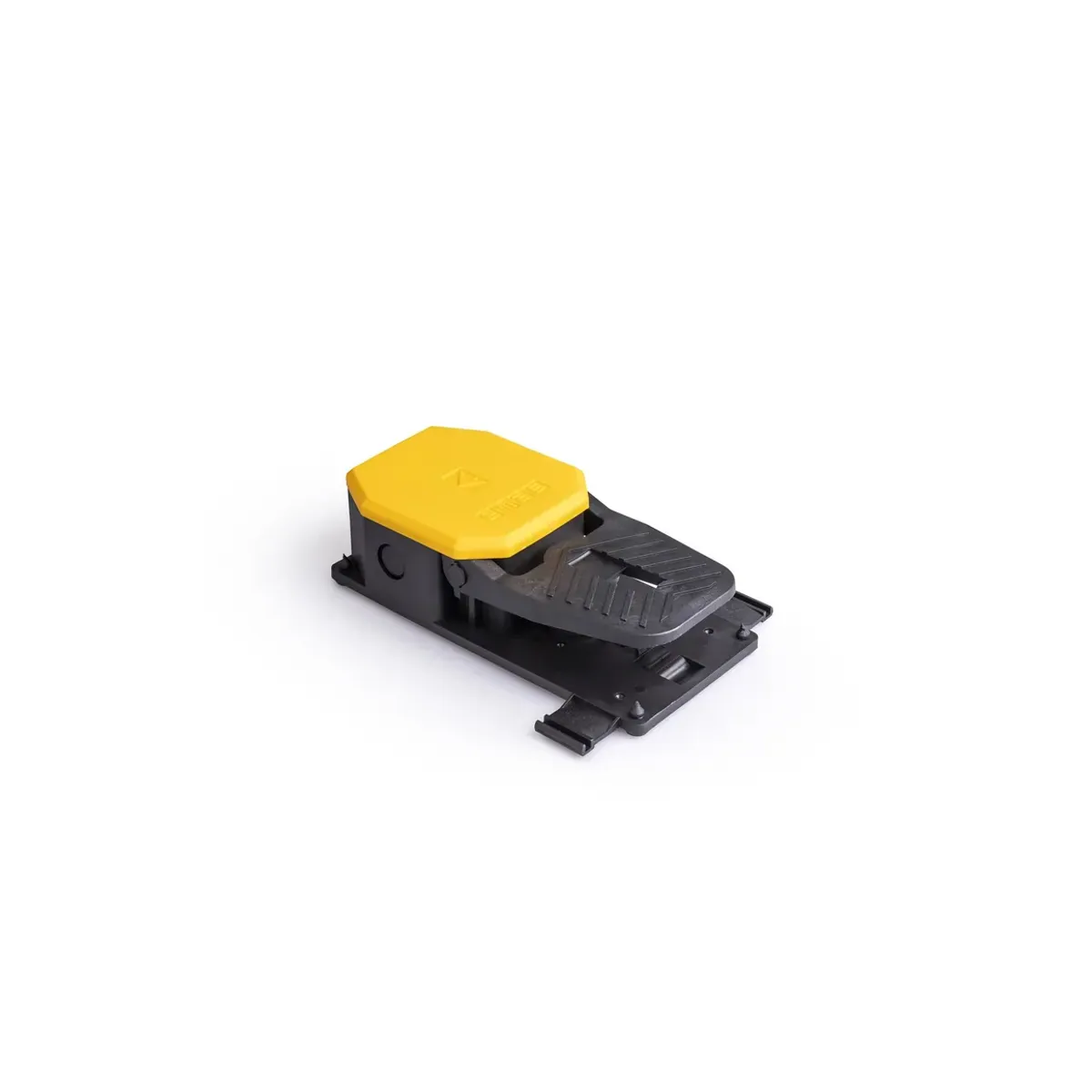 Emas PDN Series Plastic Unguarded 1NO+1NC Single Yellow Pedal PDNS11BX10