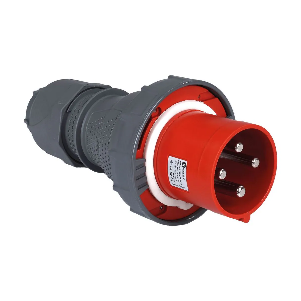 TP Elektrik 3137-301-1610 4x125A Alpha - Düz Fiş, IP 67, 6h