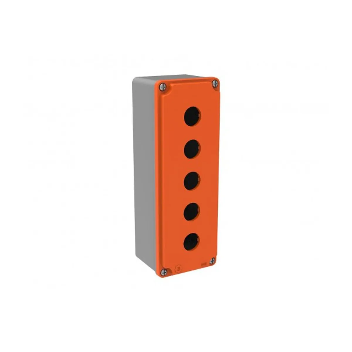 Bemis EXBT4-4001-0007 ATEX Ex-Proof Alüminyum 5’li Buton Kutusu IP67 80x230x73 Turuncu