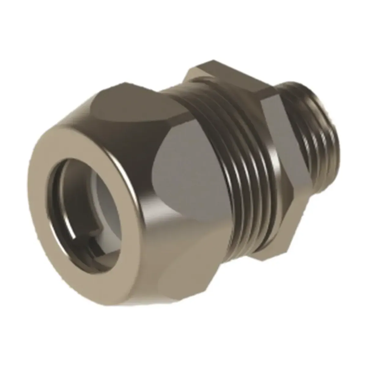 Ortaç LSRDP 01 External Type Brass Spiral Conduit Fitting Rotating Type (Without Nut)